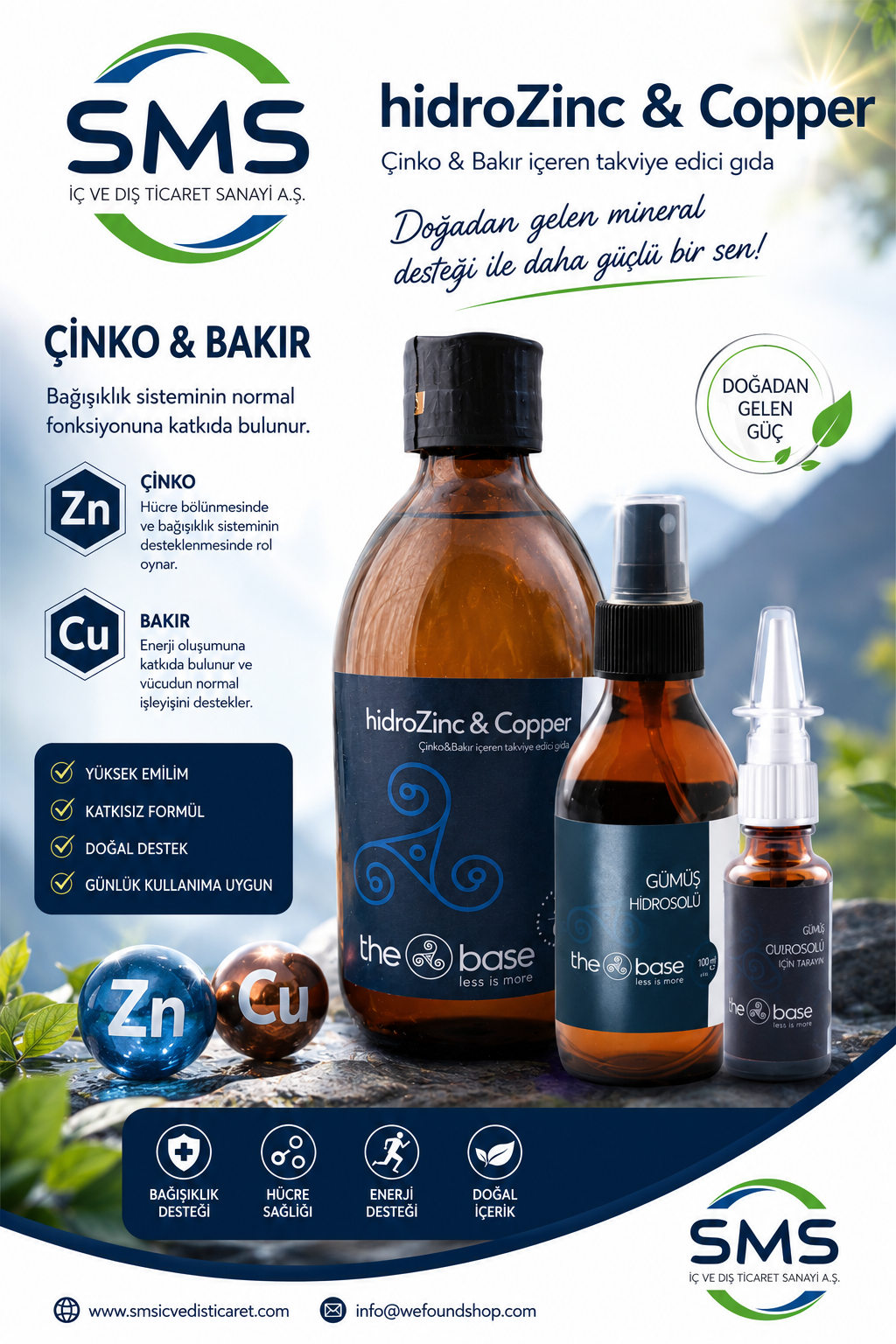 The Cila Çinko Bakır Sprey 100ml